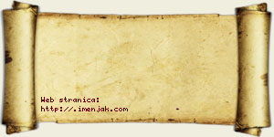 Emilija Balzamović vizit kartica